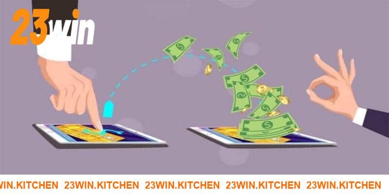 Rút tiền 23WIN từ các khuyến mãi tặng thưởng